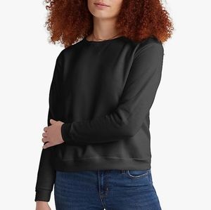 Hanes Women's Crewneck Sweatshirt, EcoSmart Fleece Women's Pullover Sweatshirt